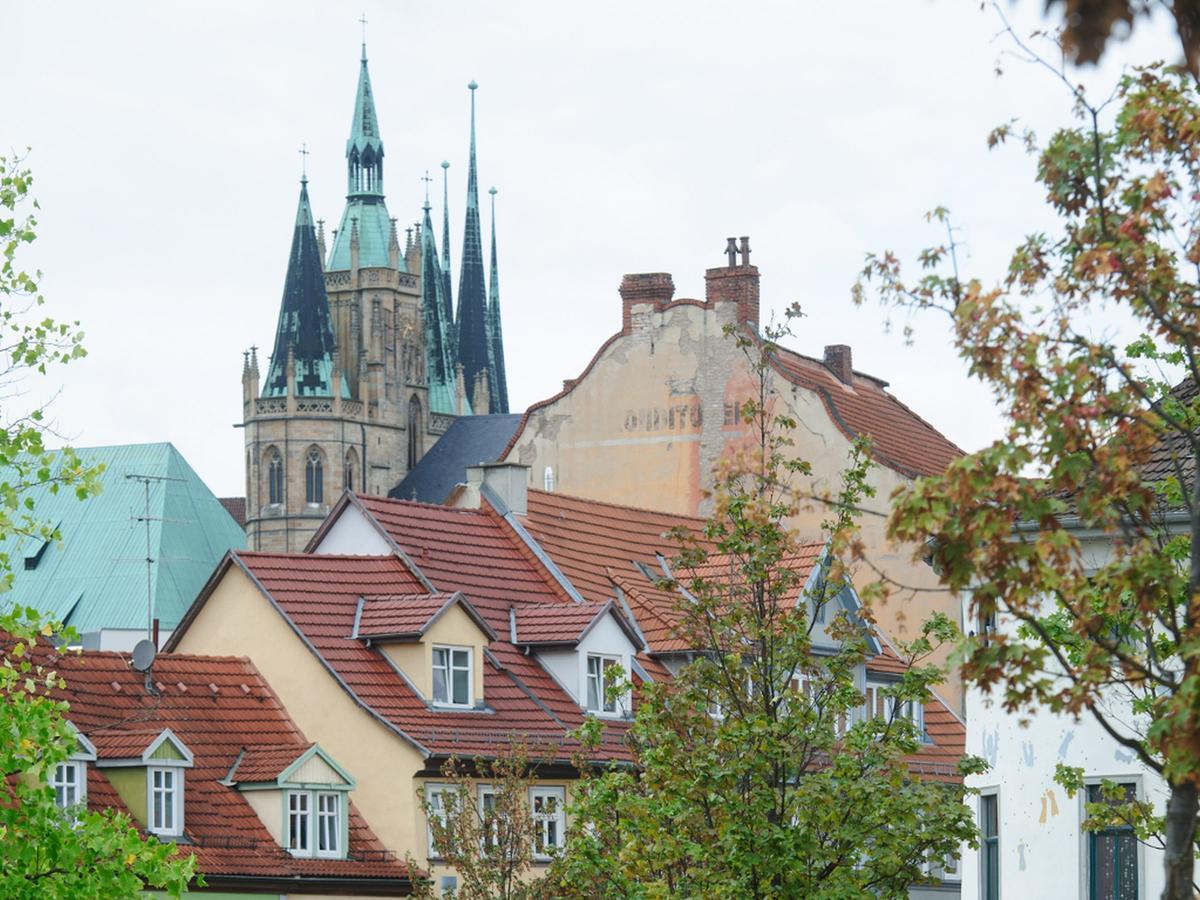 Ferienwohnung Lange Bruecke Erfurt Exterior photo